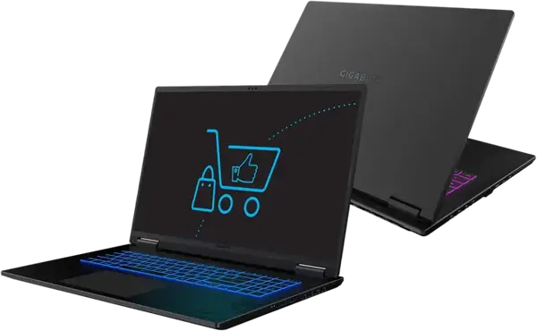 Ноутбук Gigabyte GAMING A18 Ryzen 7 260/16GB/1TB/Win11 RTX5050 165Hz (3THK3EEC94SH)