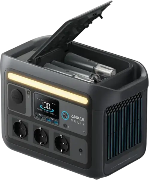 Зарядна станція Anker Solix C800X 768Wh 1200W (A1755311)