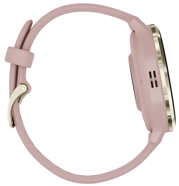 Смарт-годинник Garmin Venu 3S Soft Gold S. Steel Bezel w. Dust Rose Case and S. Band (010-02785-03/53)