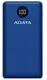 Зовнішній акумулятор (Power Bank) ADATA P20000QCD 20000mAh Blue