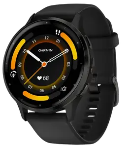 Смарт-годинник Garmin Venu 3 Slate S. Steel Bezel w. Black Case and S. Band (010-02784-01)