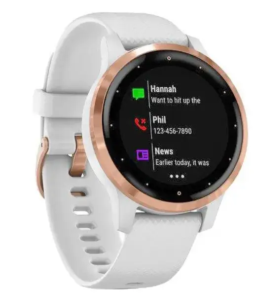 Смарт-годинник Garmin vivoactive 4S White/Rose Gold (010-02172-23/22/21)