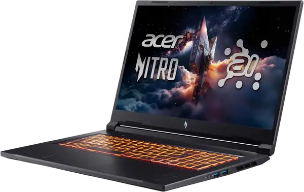 Ноутбук Acer Nitro V 17 AI Ryzen 5-240/16GB/512/Win11 RTX5060 (ANV17-41 || NH.QYUEP.002)