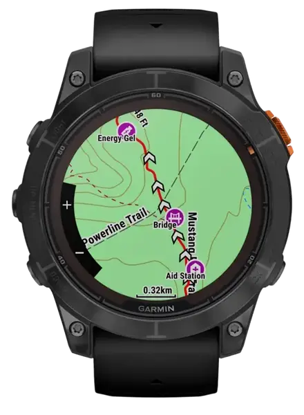 Смарт-годинник Garmin Fenix 7 Pro Solar Slate Gray w. Black Band (010-02777-00/01)