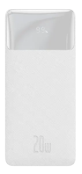 Зовнішній аккумулятор (Power Bank) Baseus Bipow Digital Display Powerbank 20W 30000mAh White (PPDML-N02)