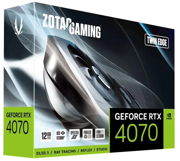 Відеокарта Zotac GeForce RTX 4070 Twin Edge 12GB GDDR6X (ZT-D40700E-10M)