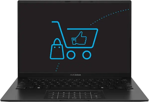 Ноутбук ASUS Zenbook 14 Ryzen 5 AI 430/16GB/512/Win11 OLED (UM3406GA-QD013W)