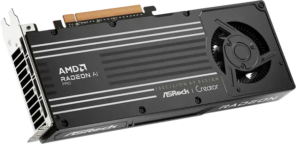 Відеокарта ASRock Radeon AI PRO R9700 Creator 32GB GDDR6 (R9700 CT 32G)