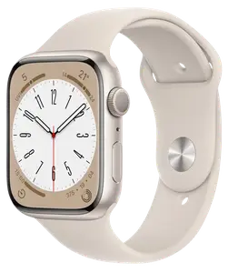 Смарт-годинник Apple Watch 8 45/Starlight Aluminum/Starlight Sport GPS (MNP23)