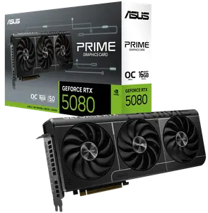 Відеокарта ASUS GeForce RTX 5080 Prime OC 16GB GDDR7 DLSS4 (PRIME-RTX5080-O16G)