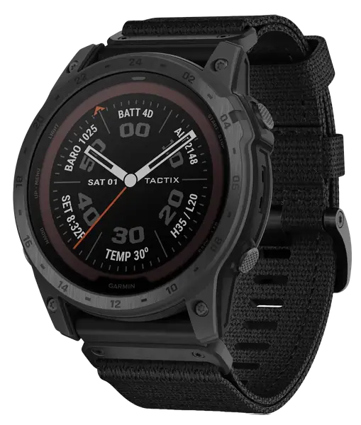 Смарт-годинник Garmin Tactix 7 – Pro Edition Solar Powered Tactical GPS Watch with Nylon Band (010-02704-10/11)