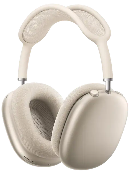 Навушники з мікрофоном Apple AirPods Max USB-C Starlight (MWW53)