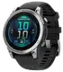 Спортивний годинник Garmin Fenix E 47mm AMOLED Stainless Steel with Black Silicone Band (010-03025-02/00)