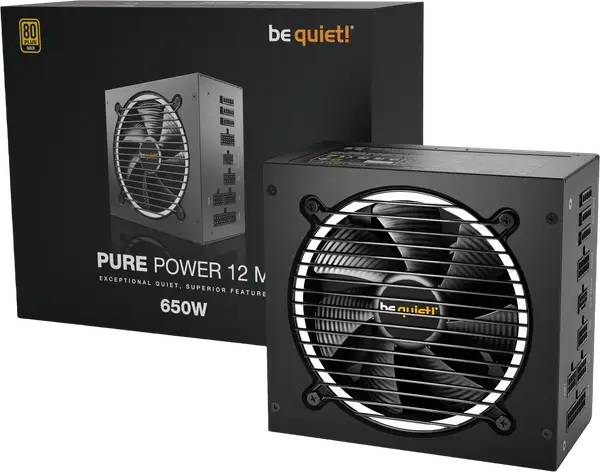 Блок живлення be quiet! Pure Power 12 M 650W 80 Plus Gold (BN342)