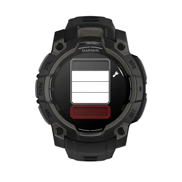 Смарт-годинник Garmin Instinct 3 45mm AMOLED Black with Black Band (010-02936-00)