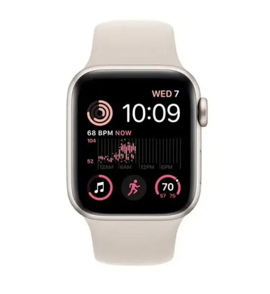 Смарт-годинник Apple Watch SE 2 40/Starlight Aluminum/Starlight Sport LTE (MNPH3)