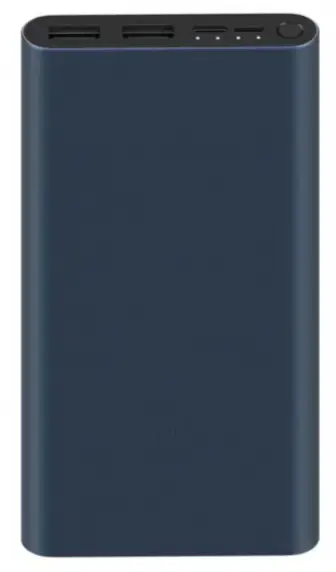 Зовнішній акумулятор (Power Bank) Xiaomi Mi Power bank 3 10000mAh Black PLM13ZM