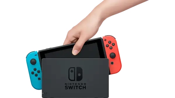 Портативна ігрова приставка Nintendo Switch with Neon Blue and Neon Red Joy-Con (045496452629)