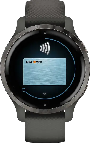 Смарт-часы Garmin Venu 2S Slate Bezel with Graphite Case and Silicone Band (010-02429-10)