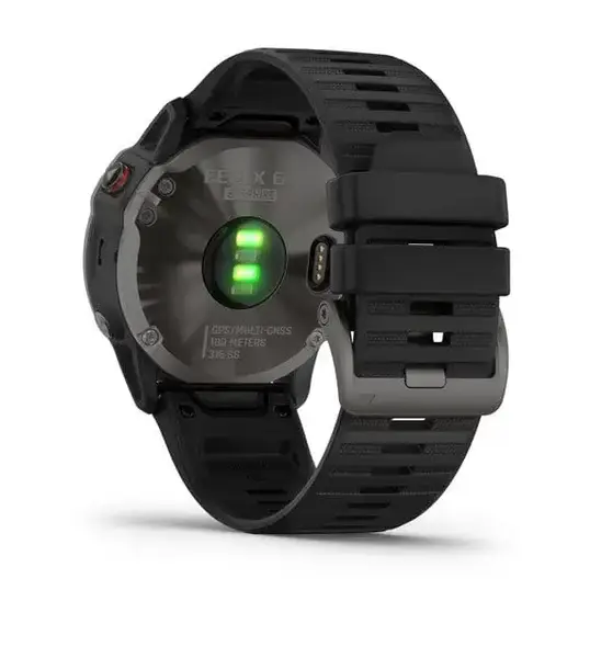 Смарт-годинник Garmin Fenix 6X Pro Sapphire Carbon Grey DLC with Black Band (010-02157-11/10)