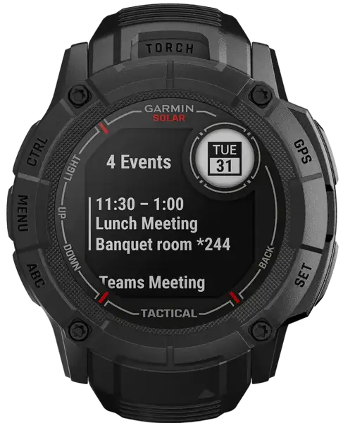 Смарт-часы Garmin Instinct 2X Solar - Tactical Edition Black (010-02805-13/03/74)