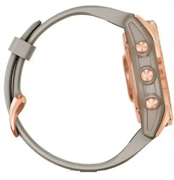 Смарт-годинник Garmin Fenix 7S Solar Rose Gold with Light Sand Band (010-02539-10/11)