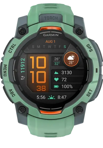 Смарт-годинник Garmin Instinct 3 45mm Solar Neotropic AMOLED (010-02936-01)