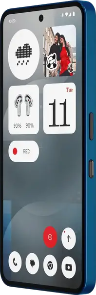 Смартфон Nothing Phone (3a) 5G 12/256GB Blue 120Hz (A10400153)