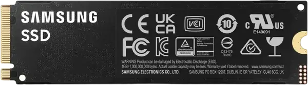 SSD накопичувач Samsung 4TB M.2 PCIe Gen4 NVMe 990 Pro (MZ-V9P4T0BW)