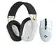 Навушники з мікрофоном Logitech G435SE + G305SE Wireless White (981-001162)