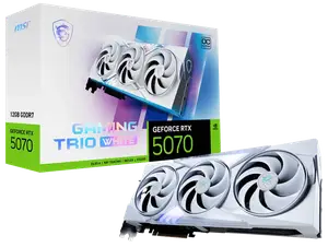 Відеокарта MSI GeForce RTX 5070 12G GAMING TRIO OC WHITE