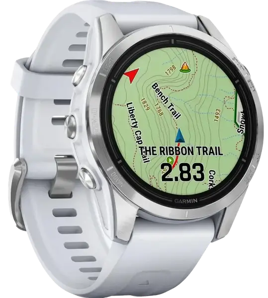 Смарт-часы Garmin Epix Pro Gen 2 42mm Silver w. Whitestone Band (010-02802-00/01)