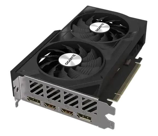 Видеокарта Gigabyte GeForce RTX 4060 Windforce OC 8 ГБ GDDR6 (GV-N4060WF2OC-8GD)