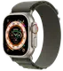 Смарт-годинник Apple Watch Ultra GPS + Cellular 49mm Titanium Case with Green Alpine Loop - Small (MNHC3/MNHJ3)