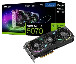 Відеокарта PNY GeForce RTX 5070 OC 12GB GDDR7 DLSS4 (VCG507012TFXPB1-O) Відеокарта PNY GeForce RTX 5070 OC 12GB GDDR7 DLSS4 (VCG507012TFXPB1-O)