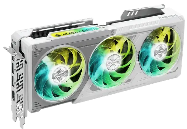 Відеокарта ASRock Radeon RX 9070 Steel Legend OC 16GB GDDR6 (RX9070 SL 16GO)