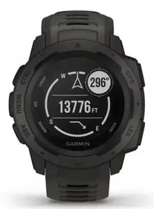 Смарт-годинник Garmin Instinct Solar Graphite (010-02293-00)