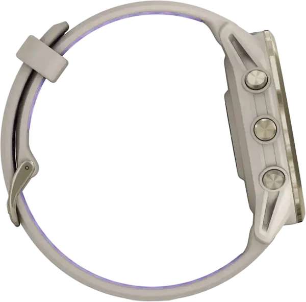 Смарт-годинник Garmin Forerunner 970 Soft Gold Titanium w. French Gray C. and French Gray/T. Indigo Band (010-02969-02/12)