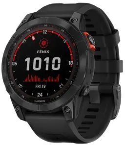 Смарт-годинник Garmin Fenix 7 Solar Slate Gray with Black Band (010-02540-10/11)