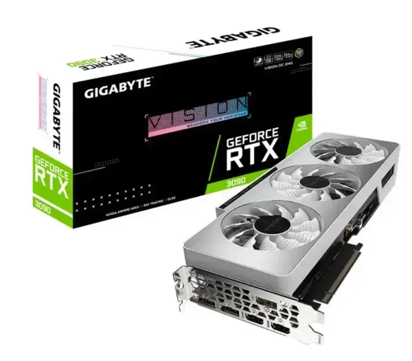 Відеокарта Gigabyte GeForce RTX 3090 VISION OC 24GB (GV-N3090VISION OC-24GD)