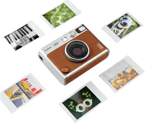 Фотокамера миттєвого друку Fujifilm Instax mini EVO Brown (16812534)