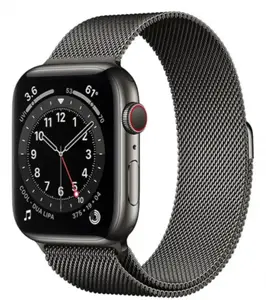Смарт-годинник Apple Watch Series 6 GPS + Cellular 44mm Graphite Stainless Steel Case w. Graphite Milanese L. (M07R3) Смарт-годинник Apple Watch Series 6 GPS + Cellular 44mm Graphite Stainless Steel Case w. Graphite Milanese L. (M07R3)