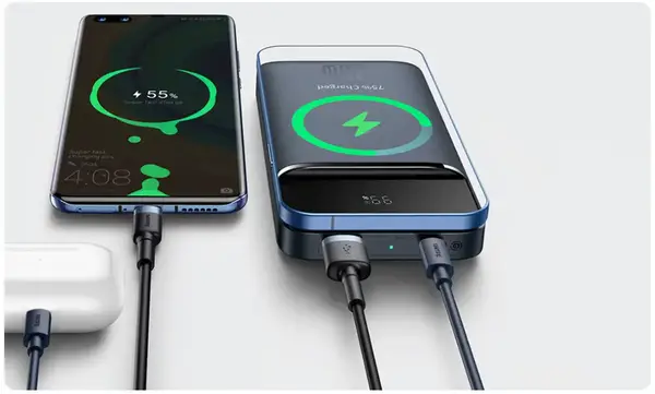 Зовнішній аккумулятор (Power Bank) Baseus PowerBank Magnetic Wireless Quick Charge 10000mAh 20W Blue (PPMT-03)