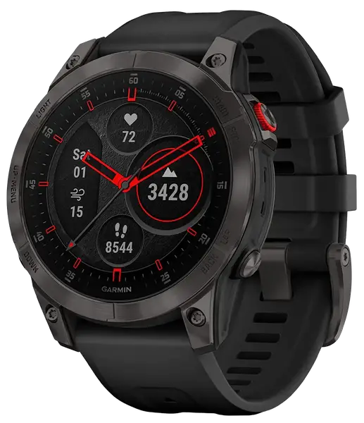 Смарт-годинник Garmin Epix (Gen 2) Sapphire - Black Titanium (010-02582-10/11)