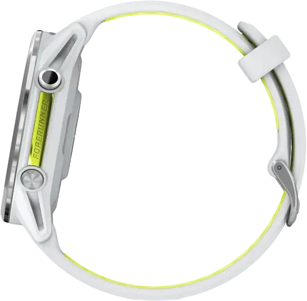 Смарт-годинник Garmin Forerunner 970 Titanium w. Whitestone Case and Whitestone/T. Amp Yellow Band (010-02969-01/11)