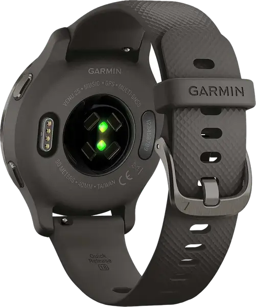 Смарт-часы Garmin Venu 2S Slate Bezel with Graphite Case and Silicone Band (010-02429-10)