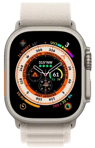 Смарт-годинник Apple Watch Ultra Titanium/Starlight Alpine Loop L LTE (MQFT3)