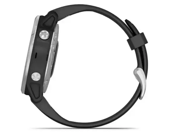 Смарт-годинник Garmin Fenix 6S Solar Silver with black band (010-02409-00)