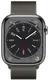 Смарт-годинник Apple Watch 8 45/Graphite Steel/Graphite Milanese Loop LTE (MNKX3)