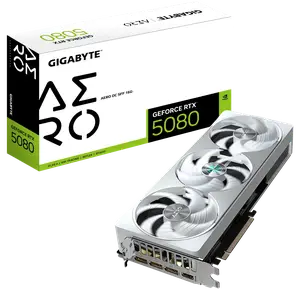 Відеокарта Gigabyte GeForce RTX 5080 Aero OC 16GB GDDR7 DLSS4 (GV-N5080AERO OC-16GD) Відеокарта Gigabyte GeForce RTX 5080 Aero OC 16GB GDDR7 DLSS4 (GV-N5080AERO OC-16GD)